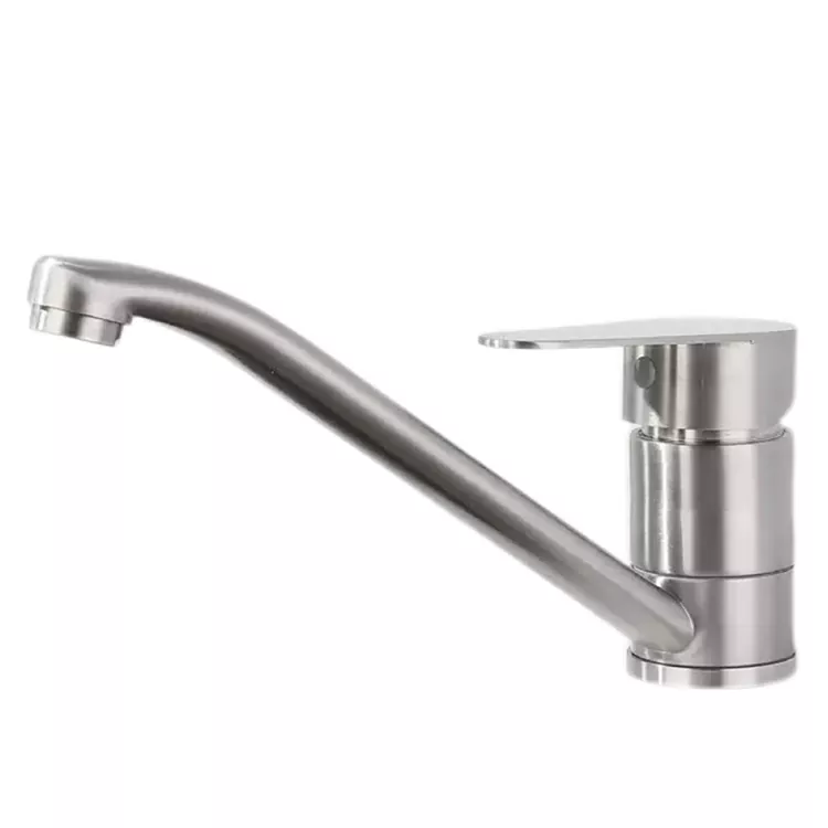 360° draaiende langwerpige tuit vir warm en koue water wasbakke