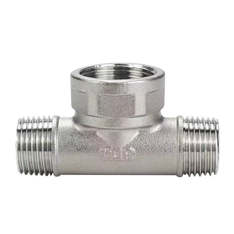 DN15-DN100 BSP Vlekvrye Staal Medium-Groot Pyp Tee