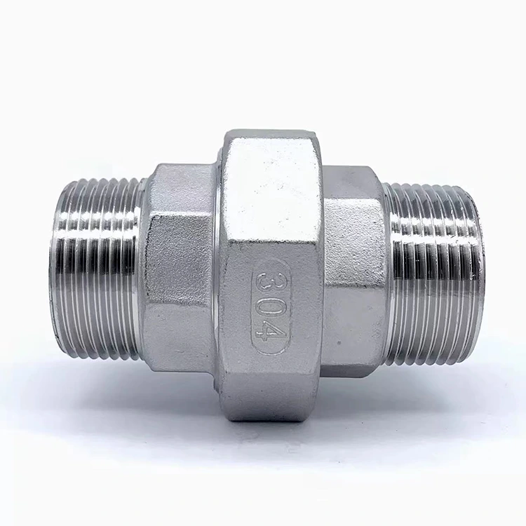 Dubbele manlike draad-unie vir loodgieterswerk