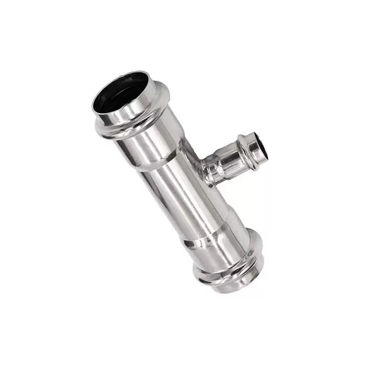 Dubbel-druk Reducing Tee