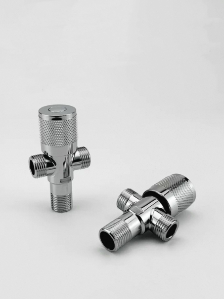 Knop-tipe Dubbel-uitlaat drierigting-waterverspreidingsklep