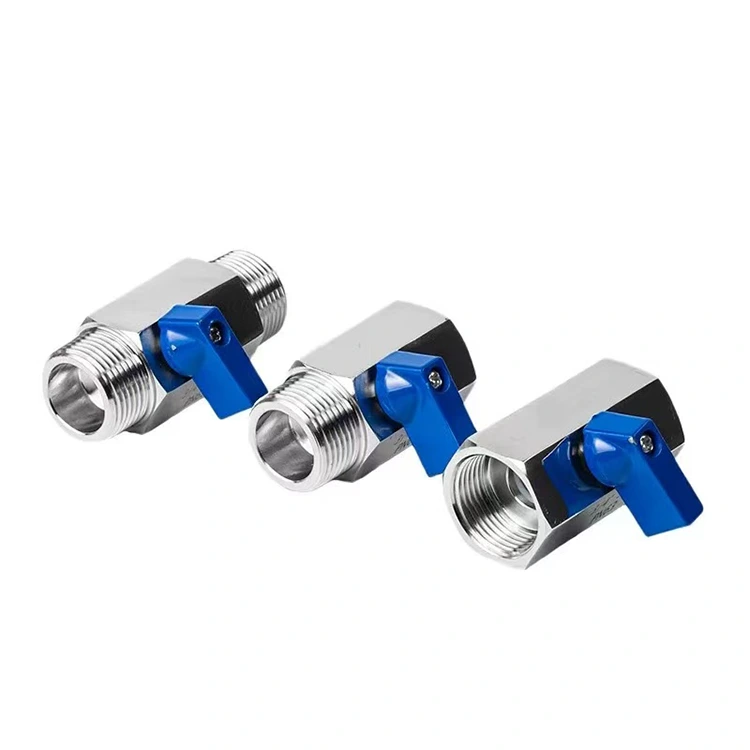 Spesiale mini-balklep vir HVAC en gas