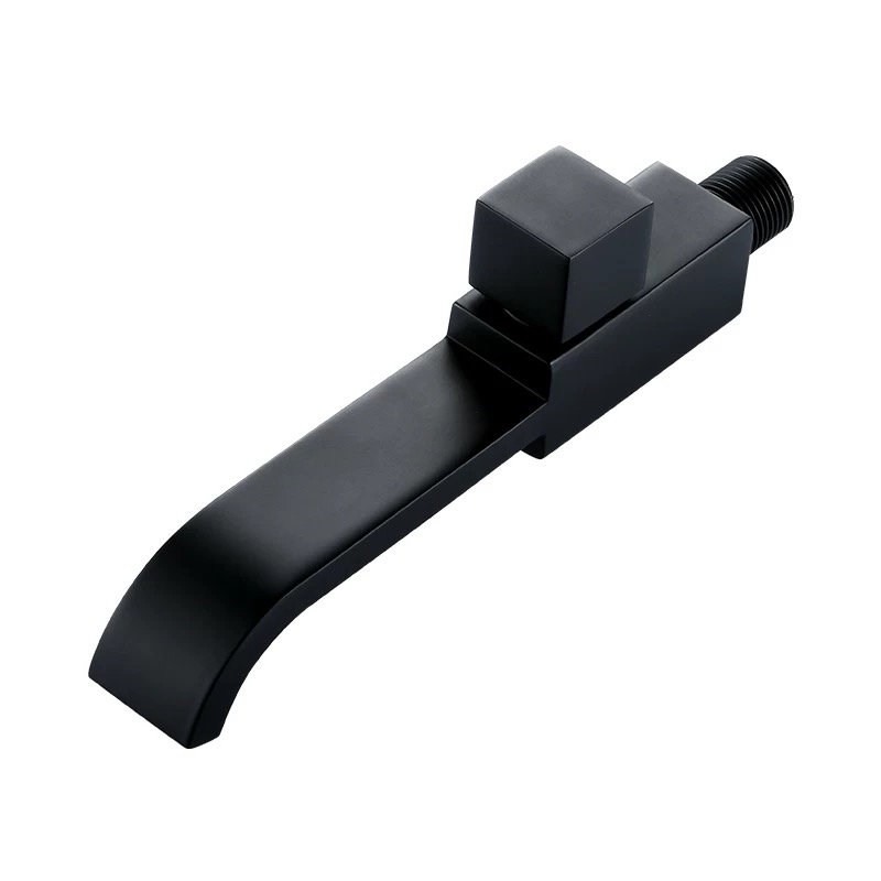Minimalistiese vierkantige patroon versteekte kraan