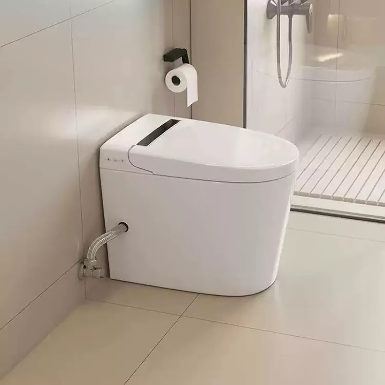 Moderne minimalistiese slim toilet