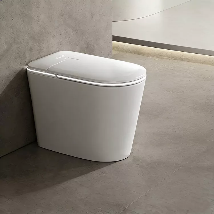 Slim toilet met radarflipdeksel sonder waterdrukbeperking